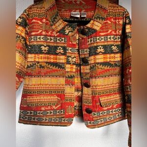 Chico’s Aztec blazer